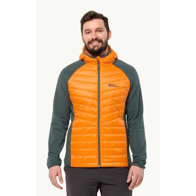 2. Jack Wolfskin Routeburn Pro Hybrid M Waterproof Outdoor Jacket Yellow (1710511_3285)