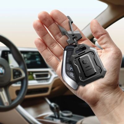 6. Tech-Protect Kevlar Pro Case for Apple AirTag 1/2 - Black