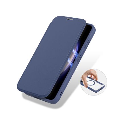 8. Dux Ducis Skin X Pro case for Samsung S24+ with magnetic ring and flap - blue