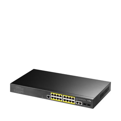 6. Cudy GS2018PS2 Managed L2 Gigabit Ethernet (10/100/1000) PoE Support 1U Black
