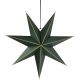2. DECORATIVE HANGING PAPER STAR FSC 18x60CM GREEN 7 ARMS MICA