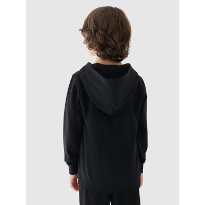 3. Boy's sweatshirt with hood, open, 4F Junior 4FJWMM00TSWSM1292-21S