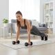 8. Meteor 2x5 kg cast iron dumbbell set
