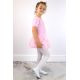 7. Leather ballet shoes with white elastic bands Jr Nazo