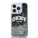 3. DKNY Liquid Glitter Big Logo iPhone 15 Pro Case - Black