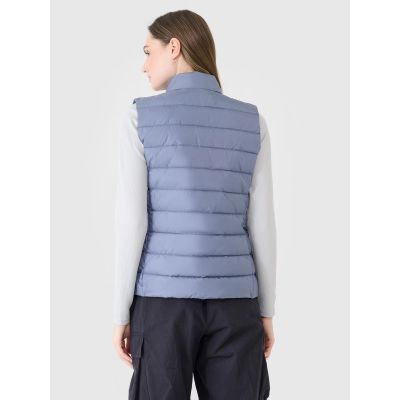 2. Women's down vest with synthetic filling 4F 4FWSS25TVJAF284-32S
