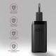 5. AXAGON ACU-DPQ65 Wall charger, GaN 65W, 3x port (USB-A + dual USB-C), PD3.0/QC4+/PPS/Apple