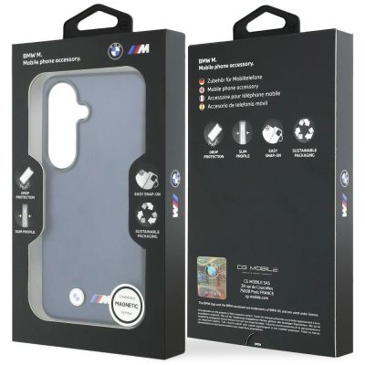 8. BMW M Metal Logo MagSafe Case for Samsung Galaxy S26 - Navy Blue