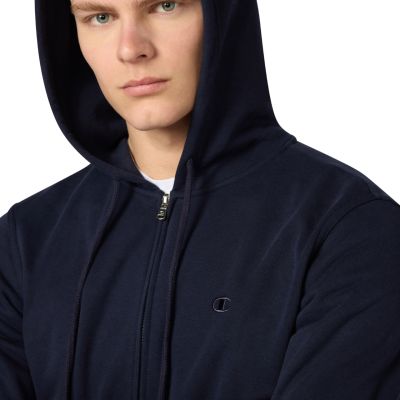 4. Champion Men's Full Zip Hoodie Sweatshirt Navy Blue 220786 BS501