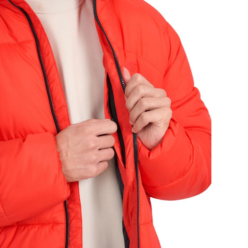5. Men's down jacket 4F M0707 red 4FRAW25TDJAM0707 62S