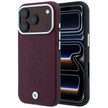 BMW Sign Centered Deboss MagSafe Case for iPhone 17 Pro / 18 Pro - Burgundy