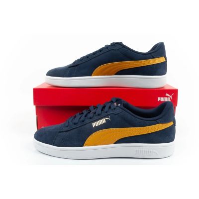 10. Puma men's sports shoes sneakers Smash 3.0 leather classic fashionable navy blue