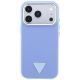 3. Guess Grained Triangle Logo MagSafe Case for iPhone 18 Pro Max / 17 Pro Max - Blue
