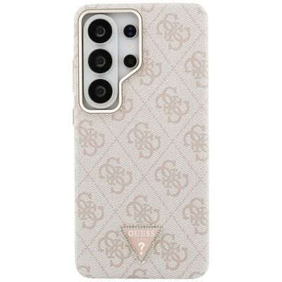 3. Guess 4G Triangle Logo MagSafe Case for Samsung Galaxy S26 Ultra - Pink