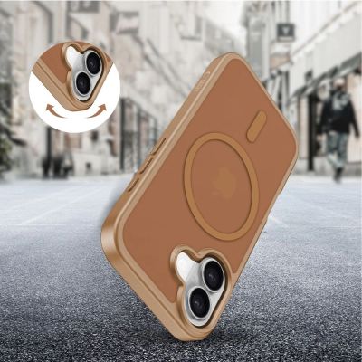 6. Tech-Protect BasicMag MagSafe Case for iPhone 17 - Brown