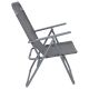 11. CAMPING CHAIR WITH ARMRESTS 61x66x65-108CM FOLDING DARK GRAY ENERO CAMP - 2nd QUALITY