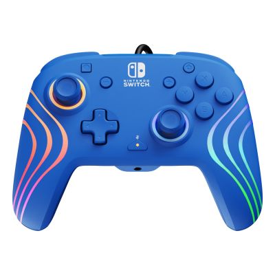 7. PDP Afterglow Wave Blue USB Gamepad Analog/Digital Nintendo Switch, Nintendo Switch OLED