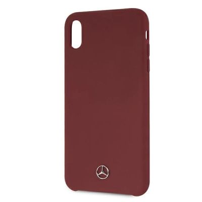 3. Mercedes Silicone Line Case for iPhone Xs Max - Red