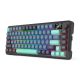 3. REDRAGON K724GBG-RGB-PRO Behemoth Keyboard USB + RF Wireless + Bluetooth Gray, Blue