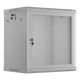 15. Lanberg 19" 12U 600X450 gray wall-mounted RACK installation cabinet with perforated doors (flat pack)