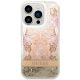 3. Guess Paisley Liquid Glitter case for iPhone 14 Pro - gold