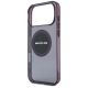 6. Mercedes AMG IML Transparent Bicolor Block MagSafe Case for iPhone 18 Pro Max / 17 Pro Max - Black and Burgundy