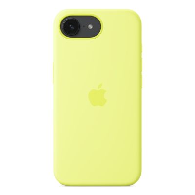 2. APPLE Silicone Case for iPhone 16e - Neon Yellow