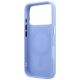 7. Karl Lagerfeld with Ring Stand 360 Karl & Choupette Heads Pin MagSafe Case for iPhone 18 Pro Max / 17 Pro Max - Light Blue