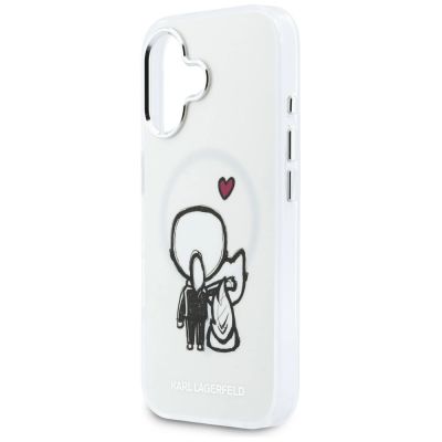 6. Karl Lagerfeld Karl & Choupette Back MagSafe Case for iPhone 17 - Clear