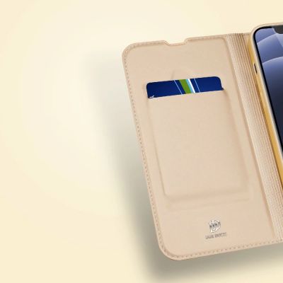 14. Dux Ducis Skin Pro Bookcase type case for iPhone 13 mini golden