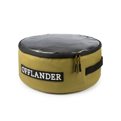 3. OFFLANDER ROUND CLOSED BAG WITH TRANSPARENT TOP PVC 24 L