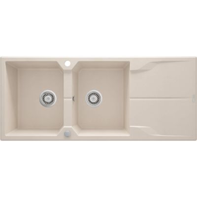 Two-bowl granite sink with drainer ZQN 5213