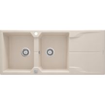 Two-bowl granite sink with drainer ZQN 5213