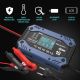 17. QOLTEC STD AGM GEL LIFEPO4 BATTERY CHARGER | RECTIFIER WITH REPAIR FUNCTION | 12-24V | 10A | LCD | 9-STEP CHARGING