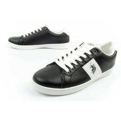 8. US Polo Assn. shoes sneakers men's fashionable black comfortable