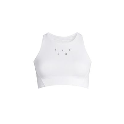 6. CASALL Iconic Longline Sports Bra White