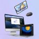 14. Baseus F01B 2.4GHz Wireless Mouse + Bluetooth 3.0 + 5.0 - Gray