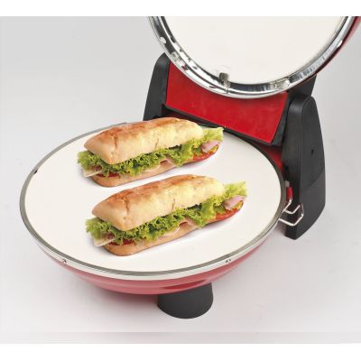5. G3Ferrari G1003202 Plus evo red Pizza Oven with 2 Pizza Stones