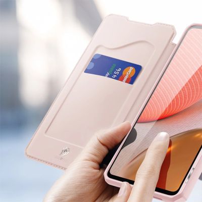 3. DUX DUCIS Skin X Bookcase type case for Samsung Galaxy A72 4G pink