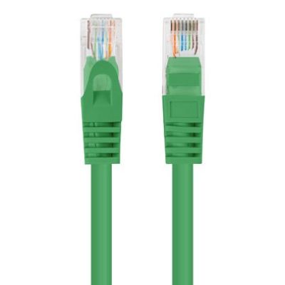 2. PATCHCORD CAT.6 UTP 3M GREEN FLUKE PASSED LANBERG 10-PACK