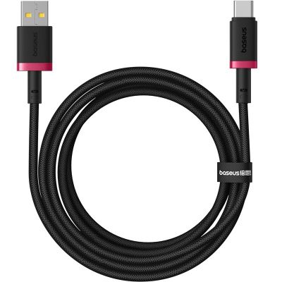 5. Baseus Dura USB-Type C Cable 60W 2m (Red-Black)