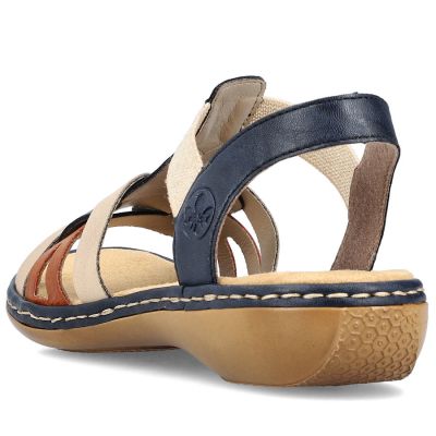12. Comfortable Rieker W RKR662 multicolor sandals