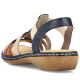 12. Comfortable Rieker W RKR662 multicolor sandals