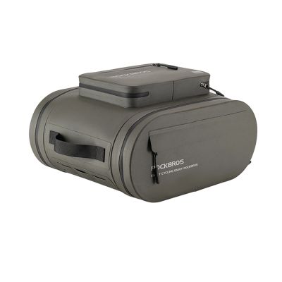 Rockbros waterproof bike pannier, for trunk, capacity 14l - gray