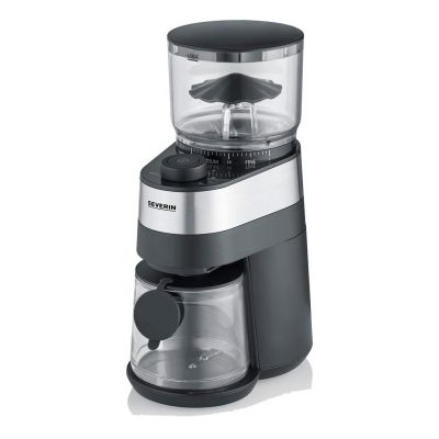 6. Severin KM 3880 Coffee Grinder 140 W Black, Stainless Steel