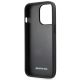 7. AMG AMHCP14LGSEBK iPhone 14 Pro 6.1 "black / black hardcase Leather Debossed Lines