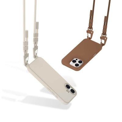 5. Tech-Protect MagNecklace MagSafe iPhone 16 Pro Case - Beige