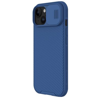 3. Nillkin CamShield Pro Magnetic Case for iPhone 15 Plus with Camera Protector - Blue