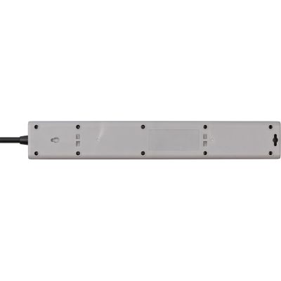 2. Brennenstuhl 1159780615 1.5 m power strip 5 x network sockets Indoor Black, Gray