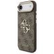 2. Guess 4G Big 4G Classic Logo Case for iPhone Air - Brown and Gold